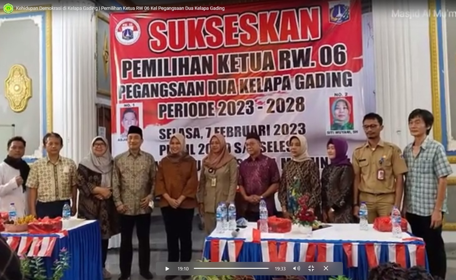 PEMILIHAN RW 06 KEL. PEGANGSAAN DUA 2023-2028