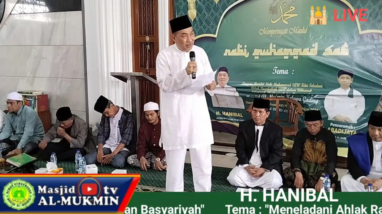 Memperingati Maulid Nabi Muhammad Shalallahu Alaihi Wassalam.1445 H-2023 M