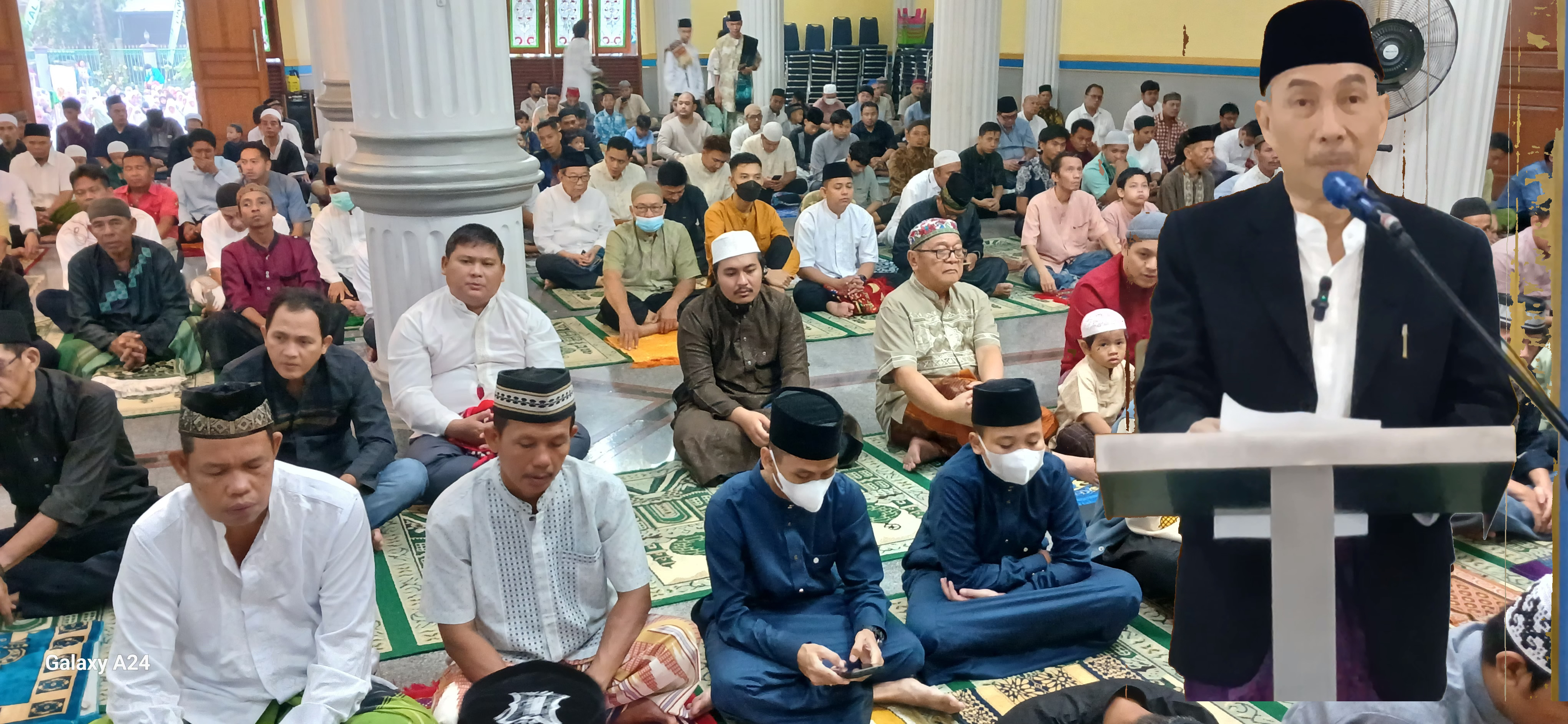 SAMBUTAN KETUA DEWAN KEMAKMURAN MASJID AL-MUMIN IDUL FITRI 1 SYAWAL 1445 H